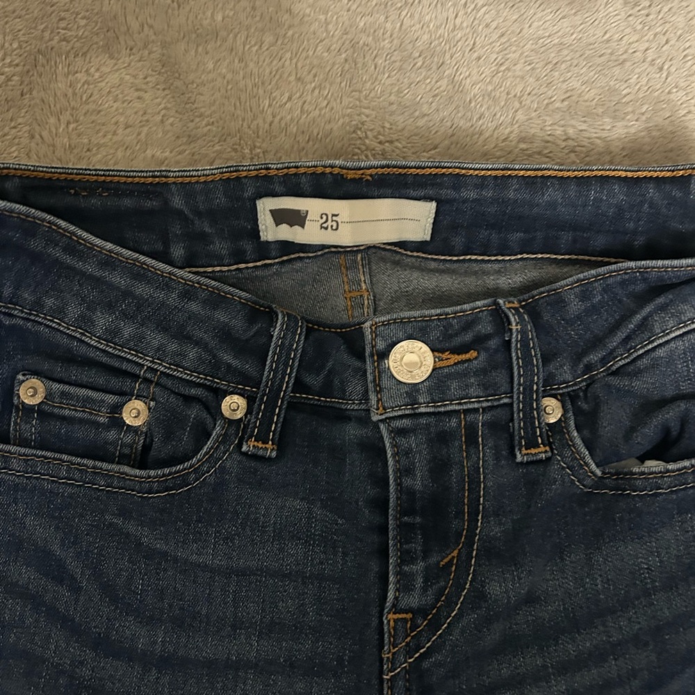 Dark Blue Denim Jeans